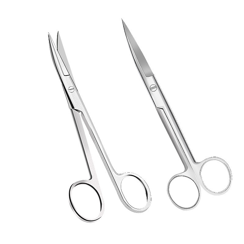 Medical stainless steel scissors, surgical suture removal, ophthalmic tissue gauze, small medical care, medical surgery, experimental anatomy scissors Item Picture