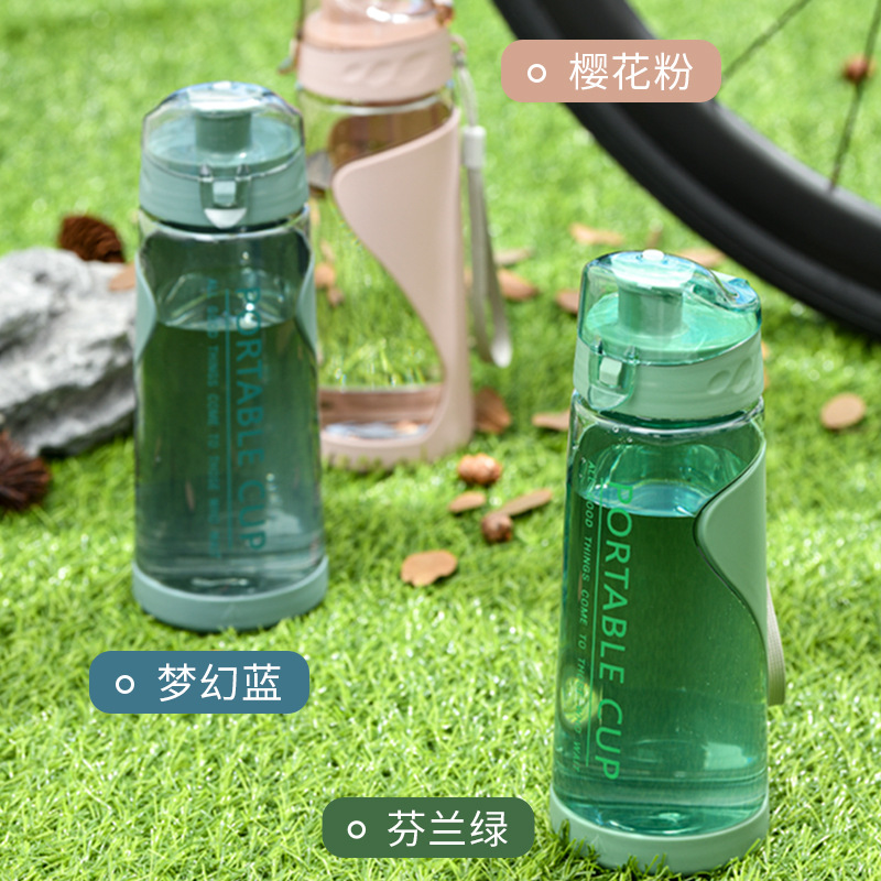 Hot-selling summer water cup, double-layer plastic cup advertisement, portable sports, ins creative student cup, space cup wholesale Specification drawing