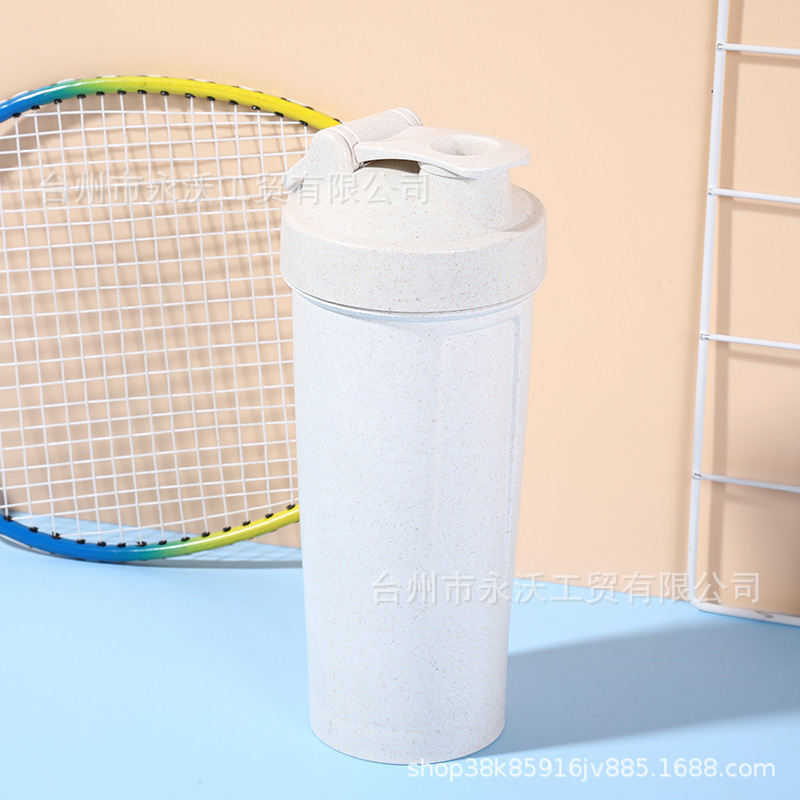 New wheat straw rocking cup, eco-friendly and degradable plastic water cup, foreign trade gift advertising cup, printed LOGO Application Scenario