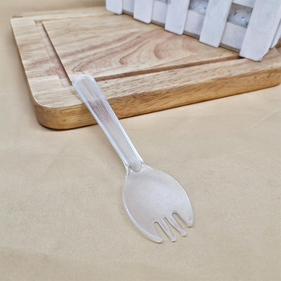 Wholesale from the manufacturer: ice cream spoons, cakes, yogurt, double-layer milk, desserts, mousse pudding, disposable plastic knives, forks and spoons Specification drawing