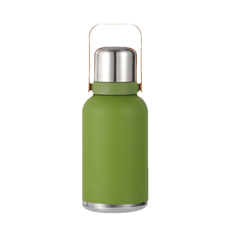 Wholesale of new all-steel lid 316 insulated cups, stainless steel large-capacity hand-held water cups, and outdoor portable travel flasks Item Picture