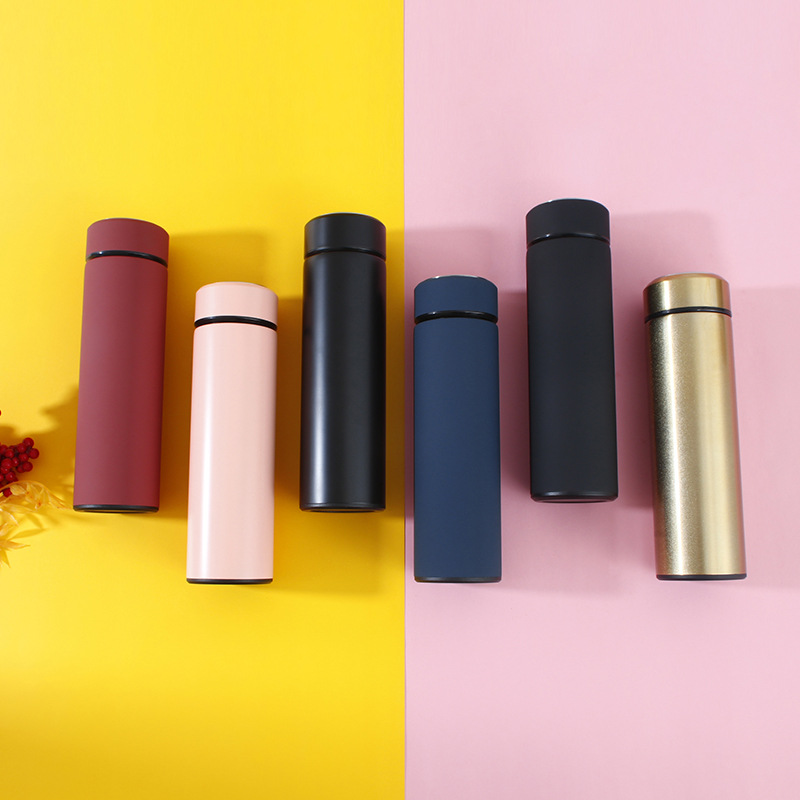 304 stainless steel insulated cup, simple and fashionable water cup for office and home use, portable, Morandi color wholesale gift box Specification drawing
