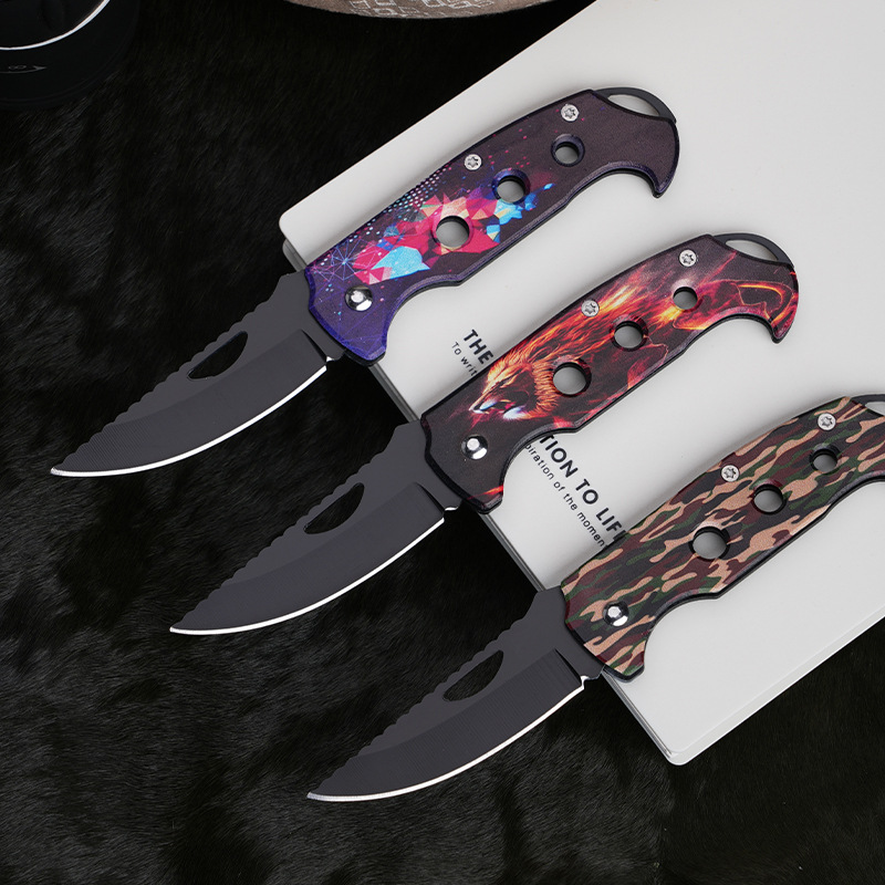 Outdoor portable multi-functional knife, household unboxing and folding knife details Picture