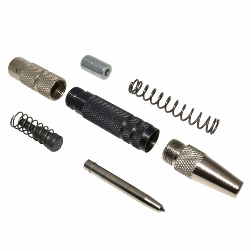 Central punch, high-speed steel punch, fixed-point punch, semi-automatic press-type positioning punch, marking and positioning tool Specification drawing