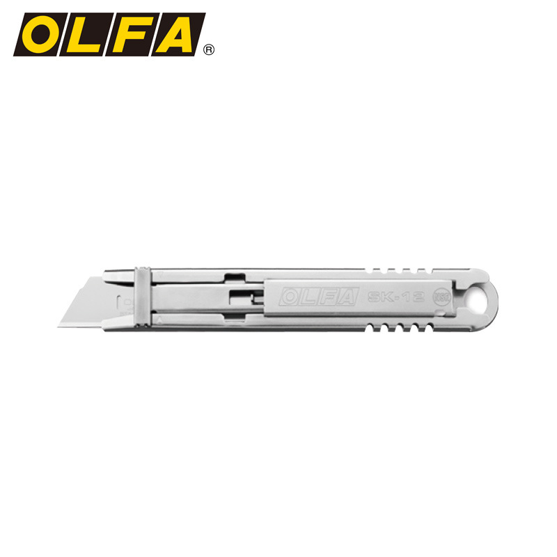 OLFA Ailhua SK-12 all-stainless steel safety knife complies with NSF certification for food processing in the catering industry Item Picture