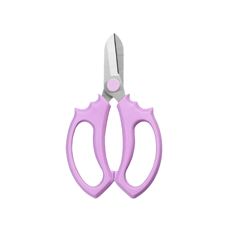 Lin Taizuo flower scissors, stainless steel colored handle flower art scissors, flower shop pruning flower arrangements, flower branch scissors, garden pruning scissors Item Picture