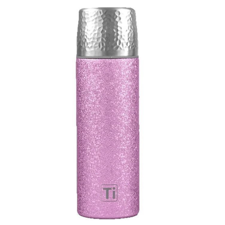 High-appearance-level hammer-patterned tea cups, titanium-coated insulated cups, portable vacuum tea brewing cups, high-end business gift cups for giving as gifts Item Picture