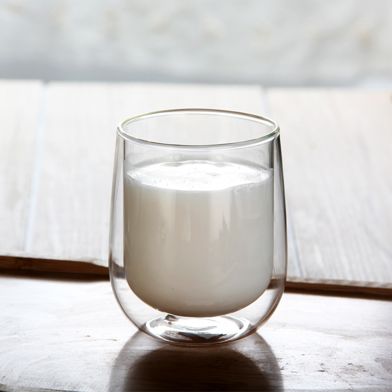 Heat-insulating high borosilicate glass cups, high-temperature resistant household milk cups, coffee cups, office tea cups, double-layer glass cups Application Scenario