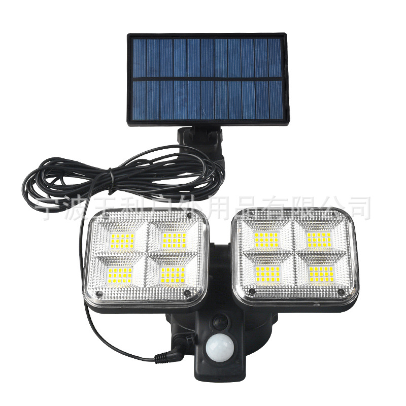 New LED solar wall lamps, split solar garden lamps, outdoor lamps, human body sensor lamps for household use in 2020 Item Picture