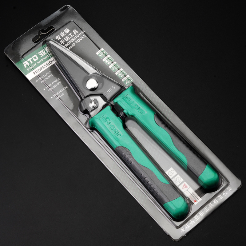 Iron scissors, multi-functional iron sheet shears, steel wire, iron sheet, manual metal keel, decoration, strong aluminum plate special shears details Picture