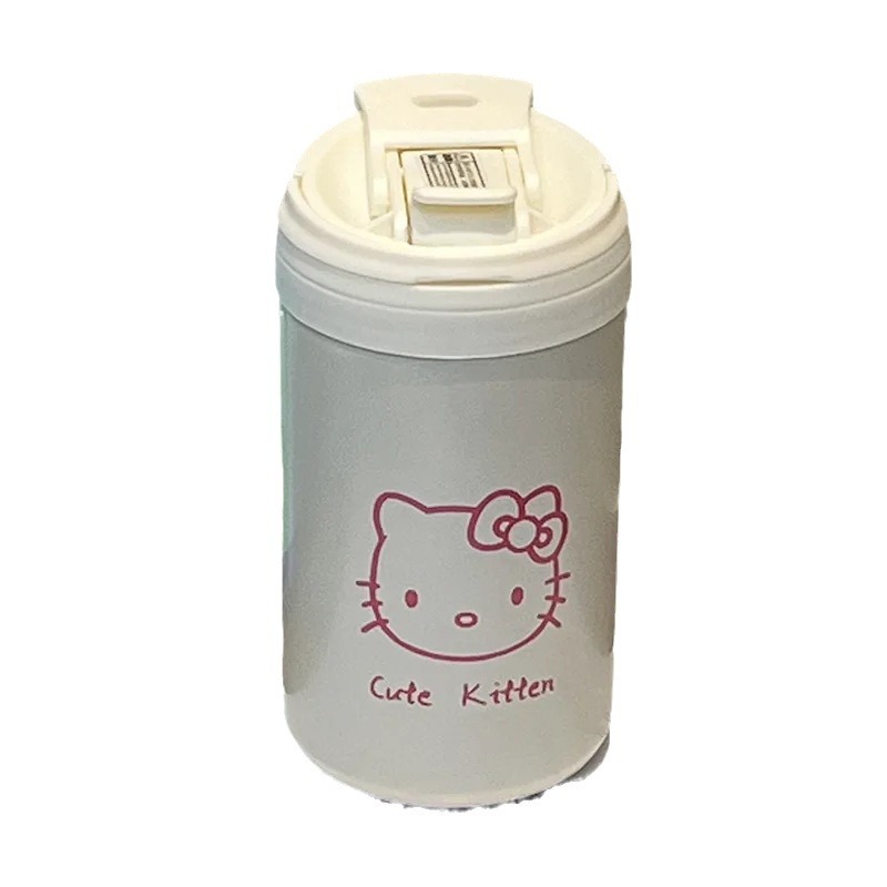 High appearance level, cute ins style, high-temperature resistant water cup, large capacity straw cup, 304 stainless steel insulated cup for girls Item Picture