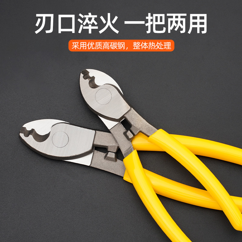 Manual cable shears, wire cutters, wire cutters, wire cutters, scissors, pliers, wire cutters, cable cutting Application Scenario