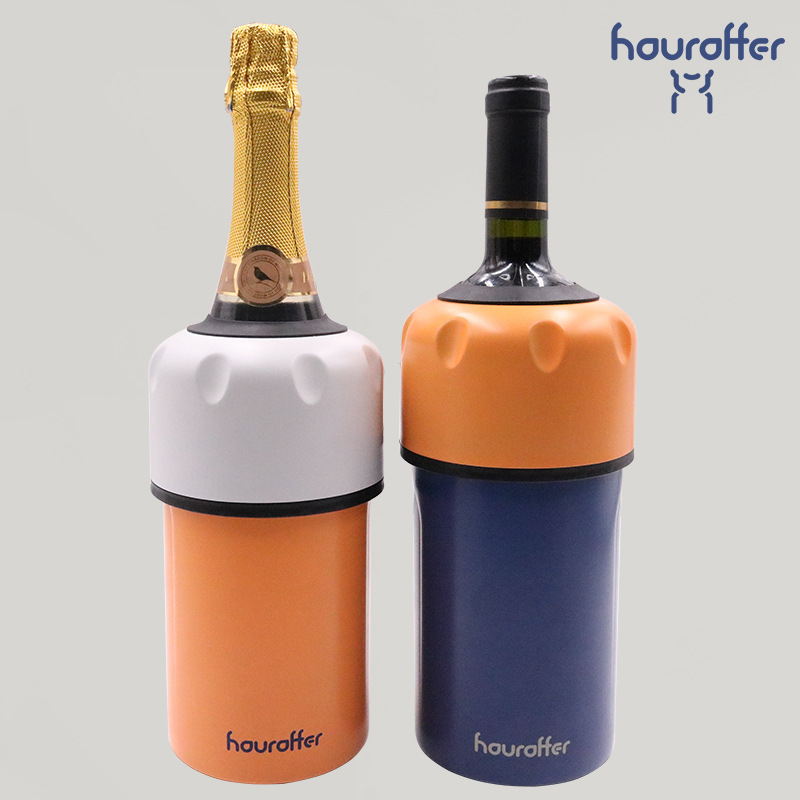 Amazon's best-selling private mold features a unique double-layer 304 stainless steel wine cooler and champagne cooler full figure
