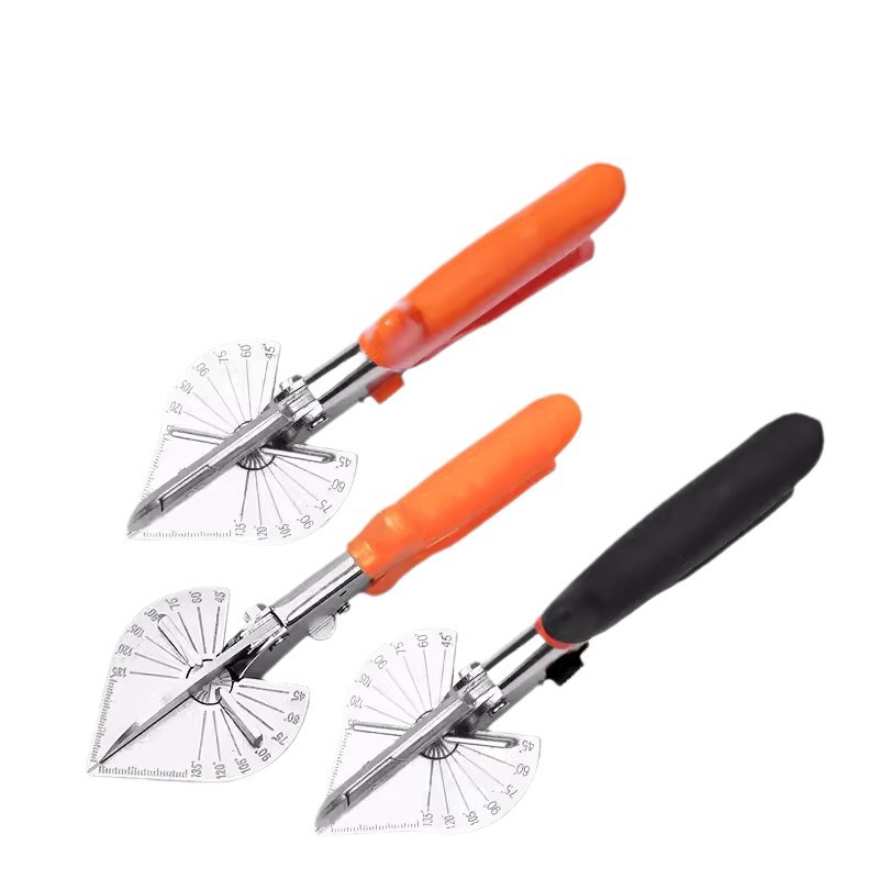 Wire trough Angle cutter, right-angle scissors, 45-degree and 90-degree, universal multi-functional U-shaped edge banding, woodworking clamps, fasteners, pliers Item Picture