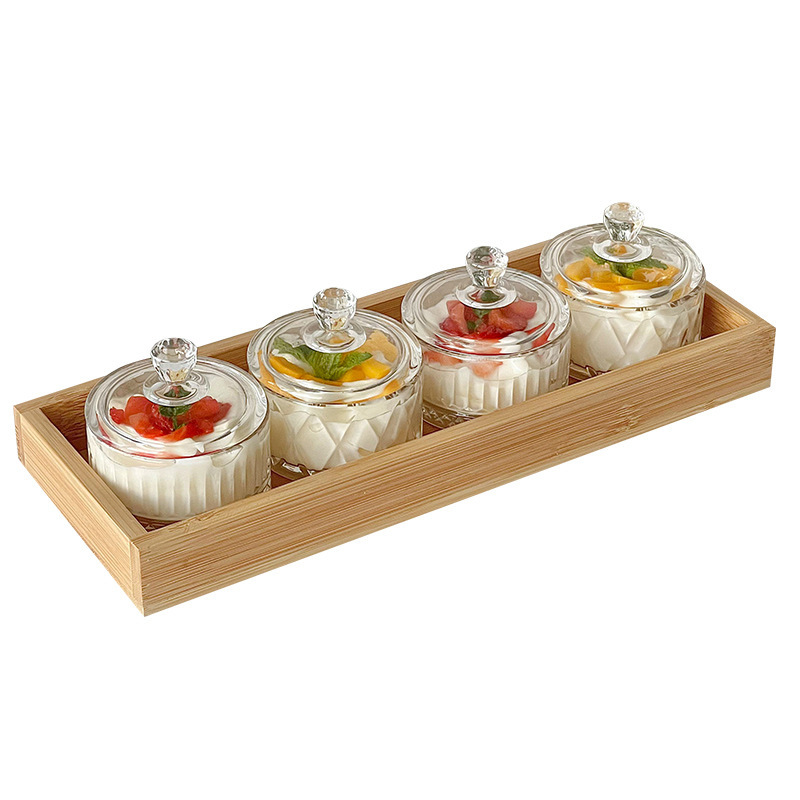 Internet-famous InS-style glass pudding cup set, ice cream cup, dessert ice cream bowl, snack bowl, yogurt cup for commercial use Item Picture