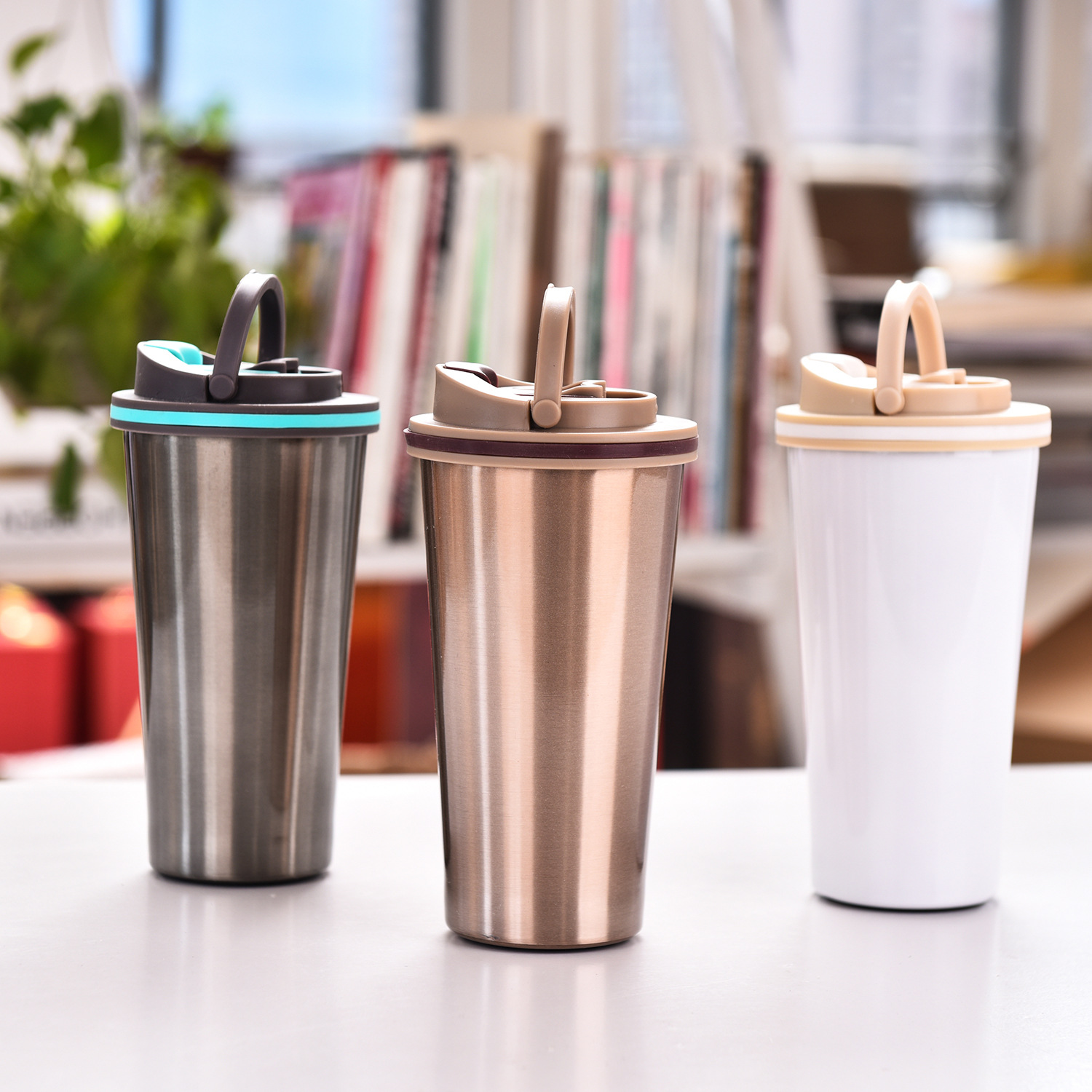 Customized cross-border stainless steel insulated cups, water cups, milk tea and coffee cups, portable men's and women's outdoor travel mugs as gifts Specification drawing