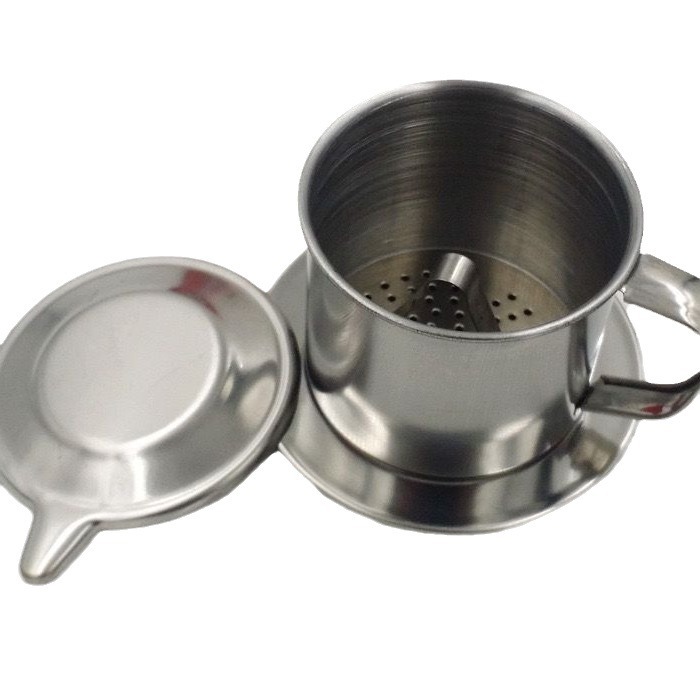 New Vietnamese stainless steel coffee drip pot 6Q7Q8Q, Vietnamese coffee press coffee drip pot Item Picture