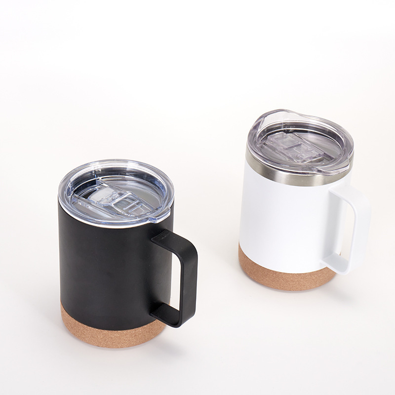 Wading 304 stainless steel insulated cup, cork bottom insulated cup, soft bottom straight cup, cork office cup, cork bottom straight cup details Picture