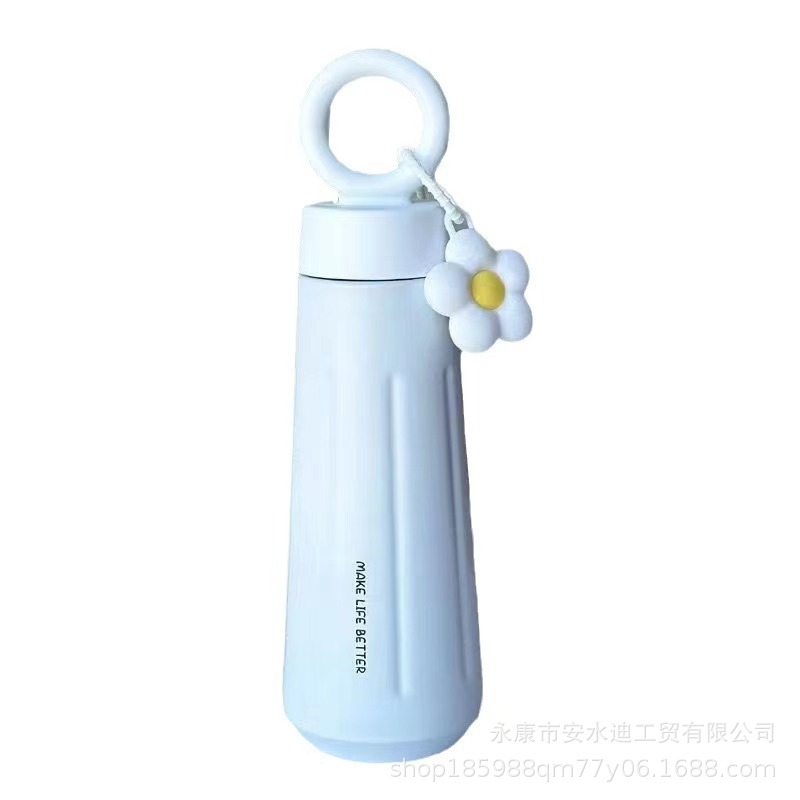 Simple and high-appearance petal-shaped insulated cup, large-capacity 316 stainless steel portable water cup for girls' outdoor sports Specification drawing