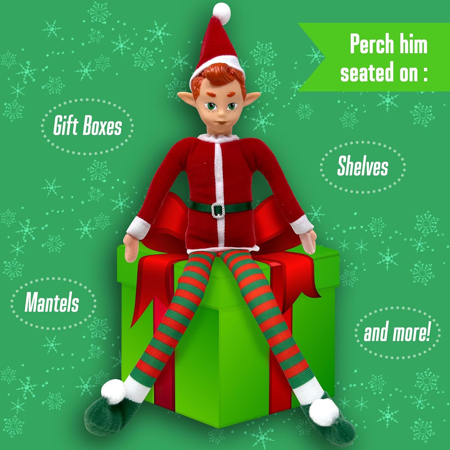 The manufacturer is selling a new type of vinyl doll bookshelf, fairy doll Christmas festival pendant, and Christmas fairy doll Specification drawing