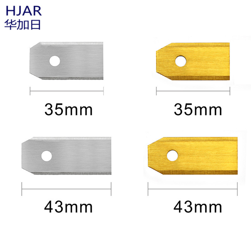 Automower0 single-hole golden lawn mower blade for courtyard lawn and garden 43mm extended lawn mower blade Item Picture