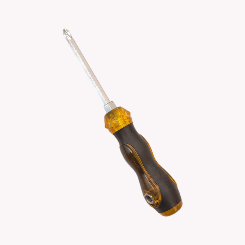 Wholesale telescopic double-head screwdrivers with magnetic screwdrivers, screwdriver sets, transparent gourd handles, and three-purpose screwdrivers Specification drawing