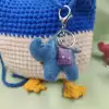 Wool felt Little Elephant bag pendant, accessory, mobile phone pendant Item Picture
