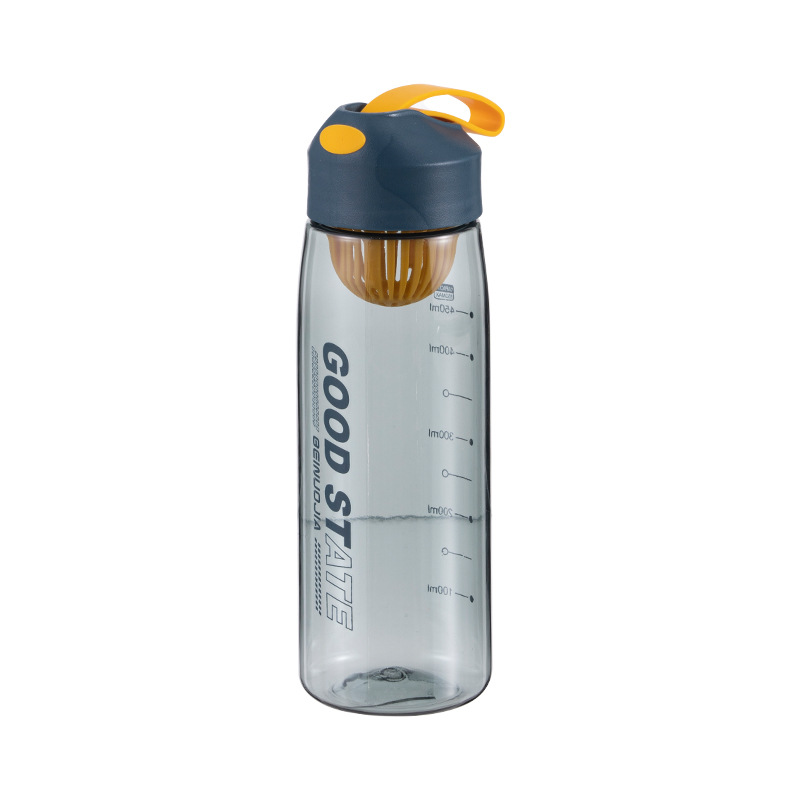 Customized simple and large-capacity sports water bottle, carry a rope fitness water cup in summer, high appearance level plastic cup for students Item Picture