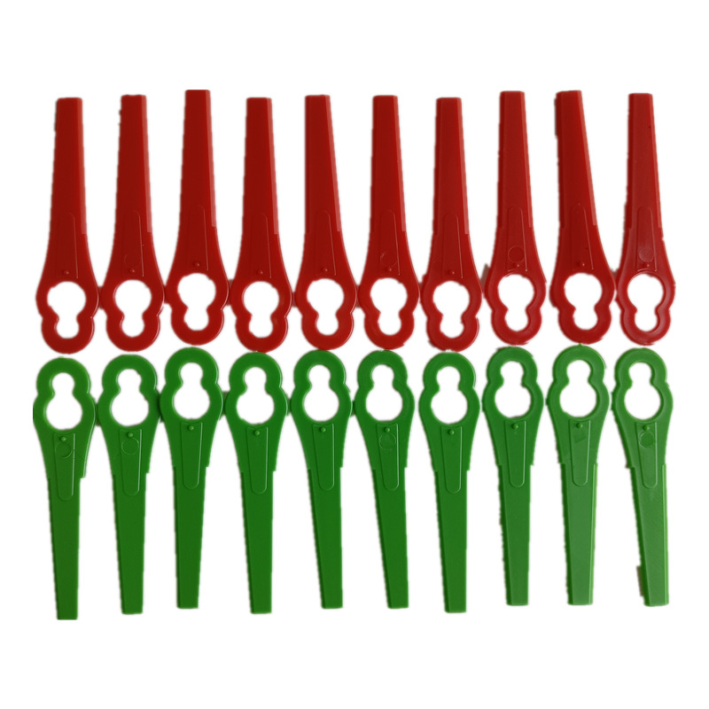 Colored plastic lawn mower blades, courtyard lawn and garden lawn mower, grass cutter plastic blades, gourd-shaped L83 full figure