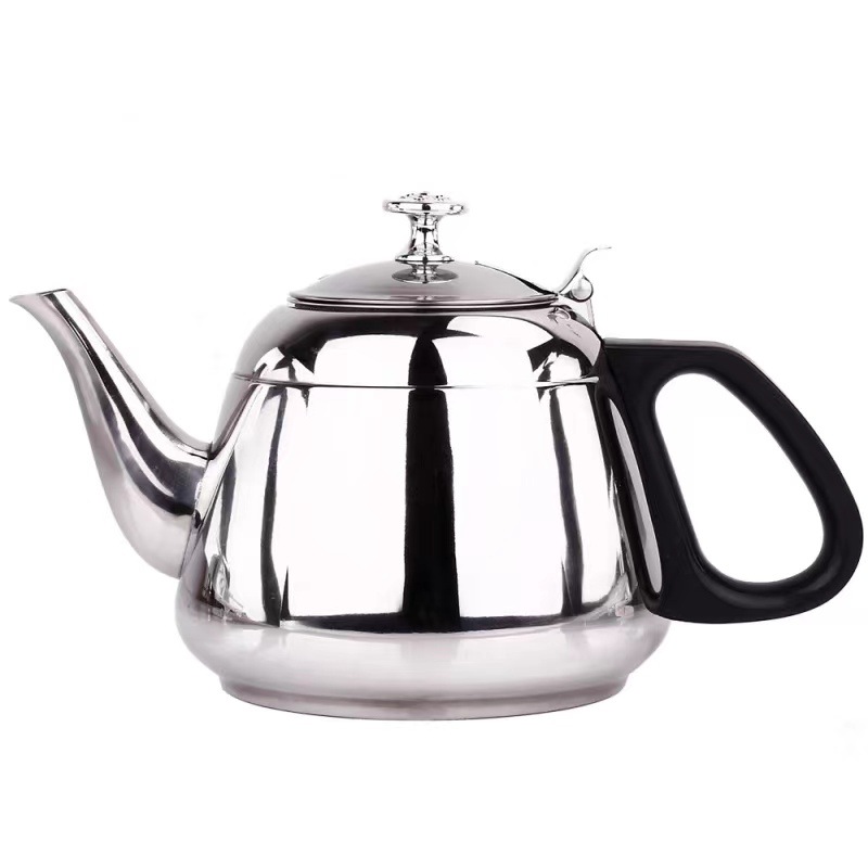 Thickened stainless steel kettle, induction cooker kettle, tea pot, household hot water kettle, boiling kettle, electric ceramic stove kettle Item Picture