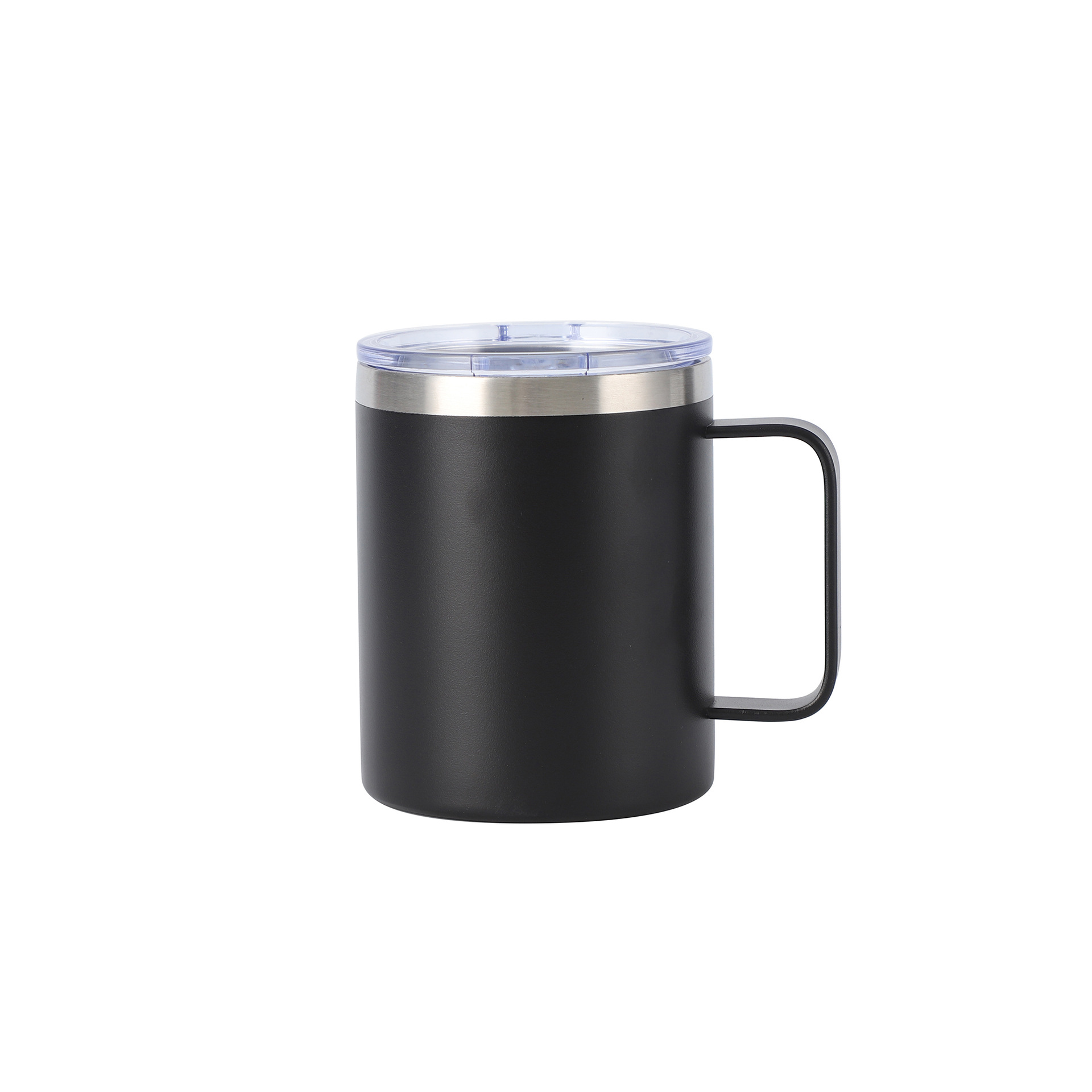 Cross-border portable mug, double-layer 304 stainless steel insulated 12OZ handle mug, stainless steel office cup Application Scenario