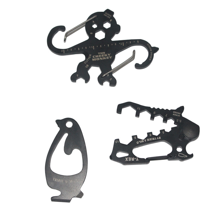 EDC tools, bottle openers, animal bottle openers, hiking buckles, outdoor hanging buckles, tools, keychains Application Scenario