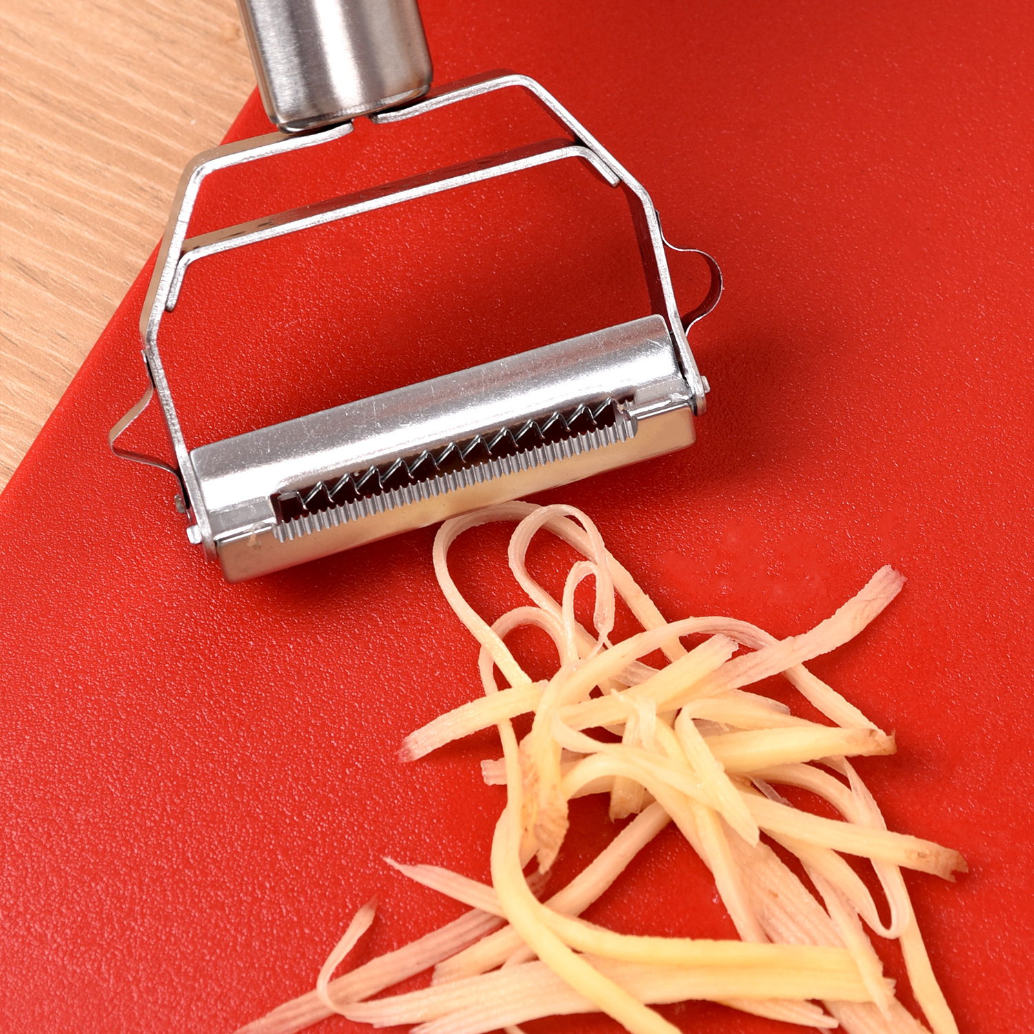Stainless steel peeler, household multi-functional melon peeler, fruit and vegetable melon peeler, potato double-sided peeler, grater Specification drawing