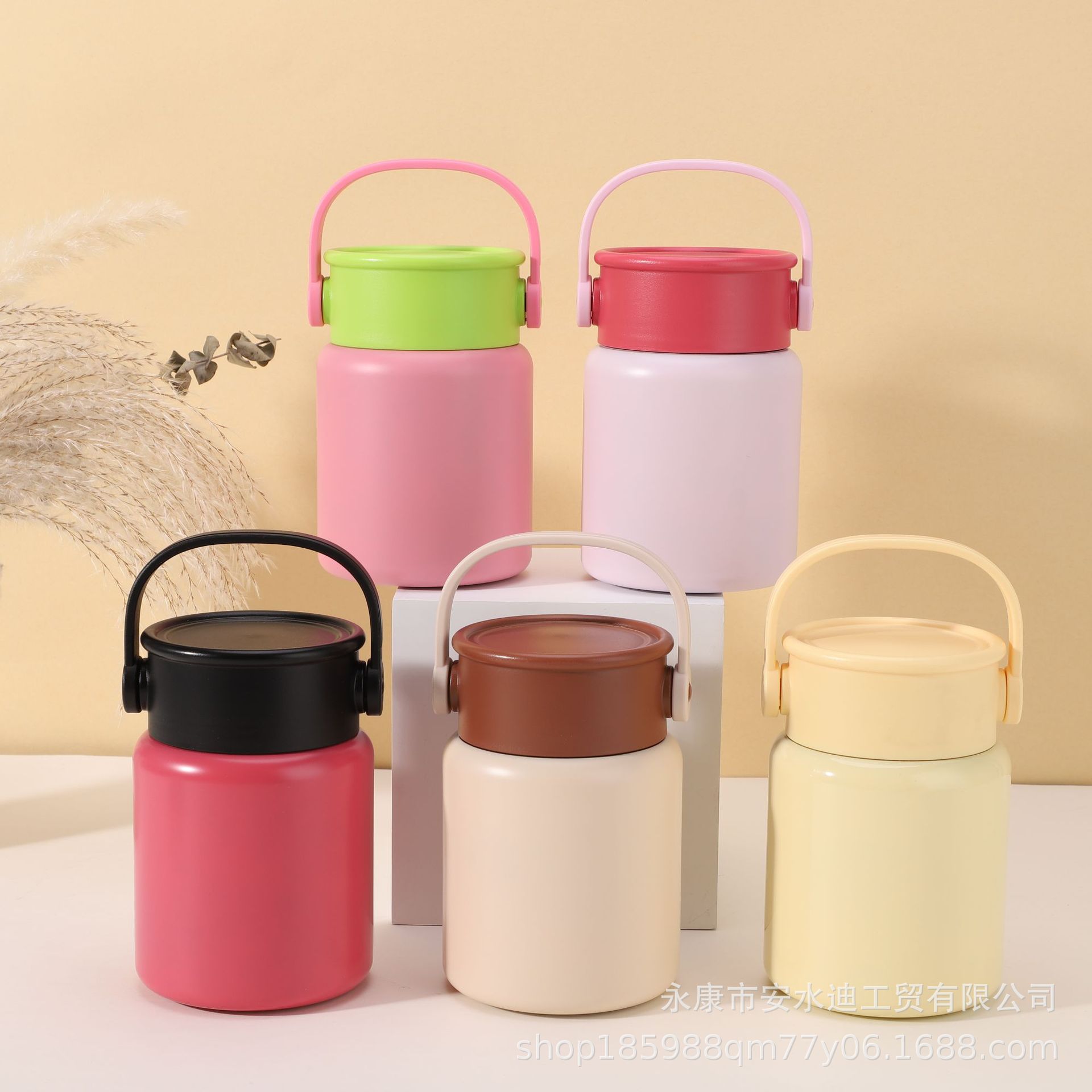 New 316 stainless steel thermos flask, a cute and portable home thermos flask, and a car water cup Specification drawing
