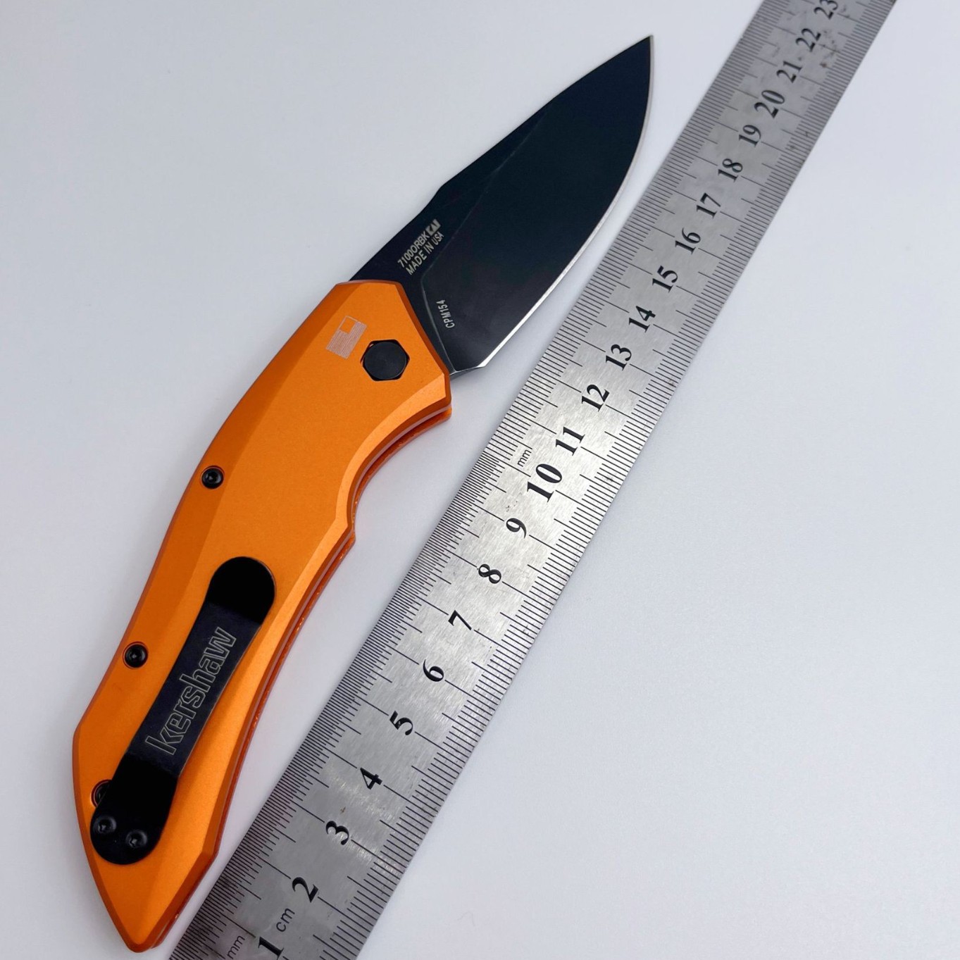 In-stock Kashiu 7100 high-hardness outdoor folding knife full figure