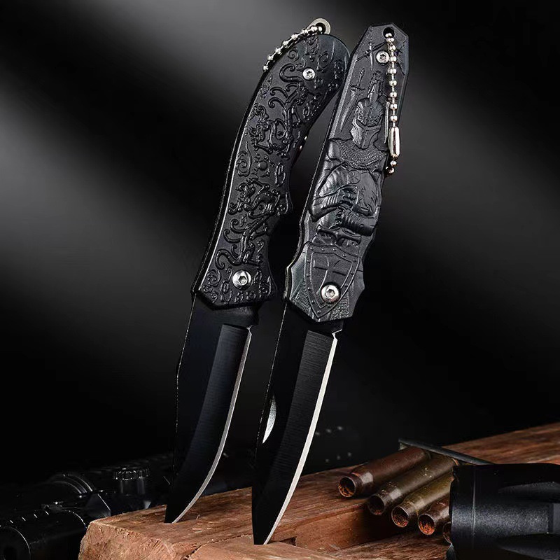 Wholesale outdoor folding knives, multi-functional survival portable express unpacking mini self-defense knives from the manufacturer Application Scenario