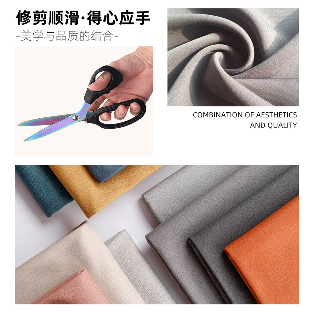 Household scissors, stainless steel scissors, strong pointed tip, tailor-made thousand-layer wire head scissors, household and office paper-cutting scissors Application Scenario