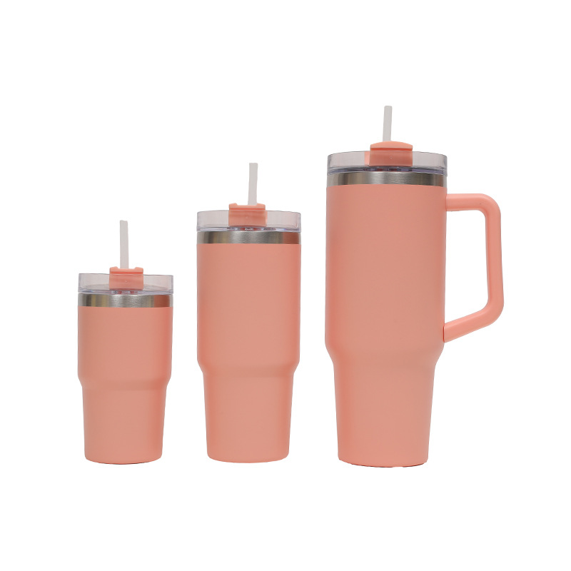Cross-border bestseller 304 stainless steel Ice King car Cup three-piece set, large-capacity outdoor sports insulated cup Application Scenario