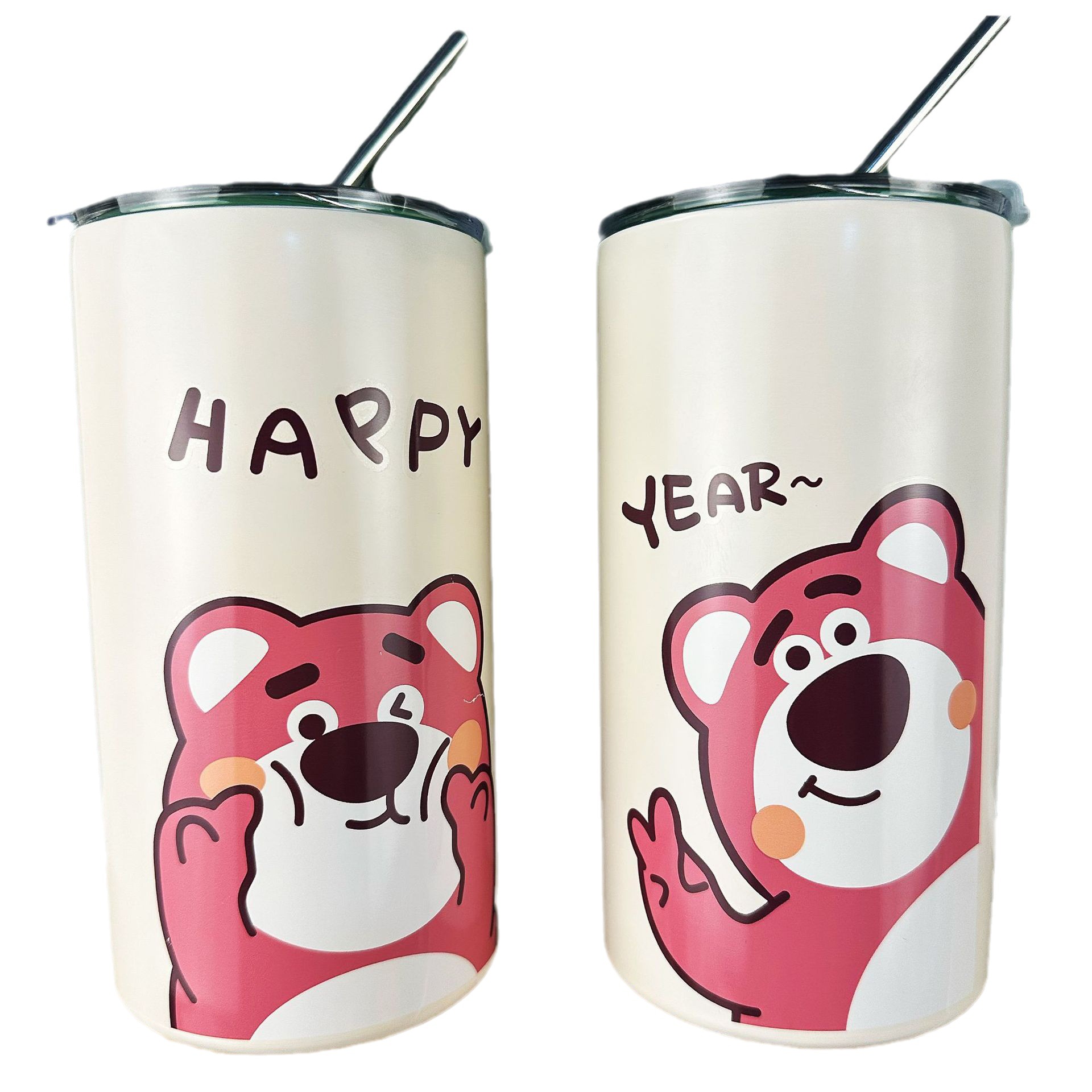 High-appearation-level ins American coffee cup, stainless steel insulated portable cup, stainless steel portable straw cup, water cup Item Picture