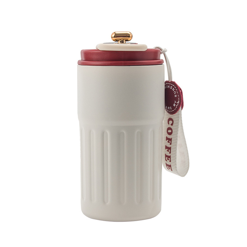 High-appearation-level insulated cup, intelligent temperature display, 316 stainless steel coffee cup, appearation-level portable cup, simple cup, large capacity Item Picture