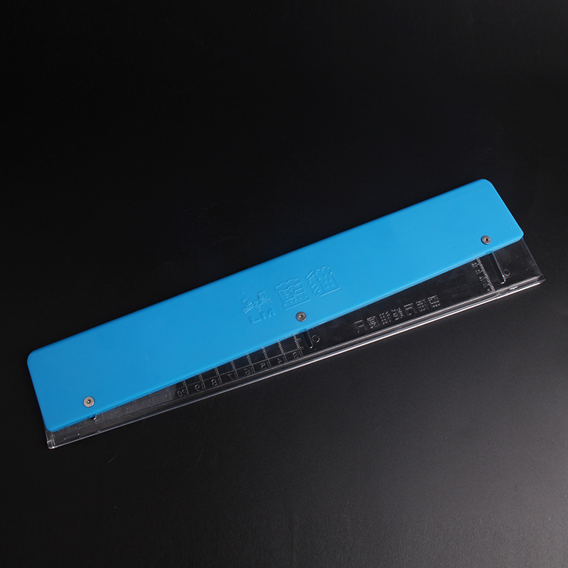 Blue Cat flat rubber ruler, flat rubber band cutting ruler, slingshot flat rubber ruler, flat rubber cutting multi-size taper ruler full figure