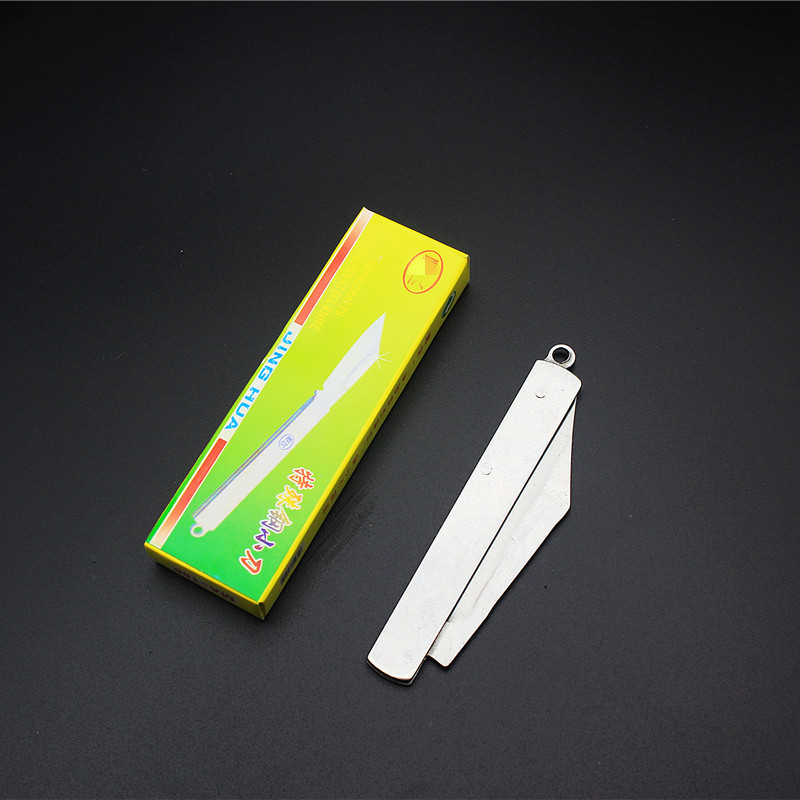 Pingnan Xiaodao stainless steel folding Fruit Knife, Small steel knife, mini portable folding knife, wholesale at two-yuan store full figure