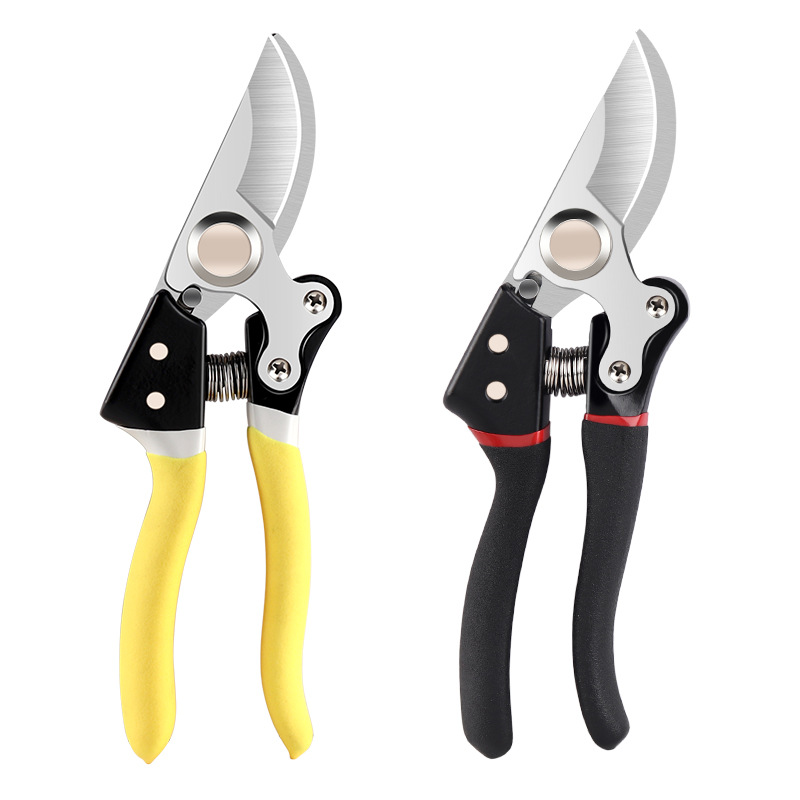 Lin Tai makes scissors, garden fruit tree pruning shears, zinc-aluminum alloy SK5 thick branch garden shears, flower branch fruit picking shears Item Picture