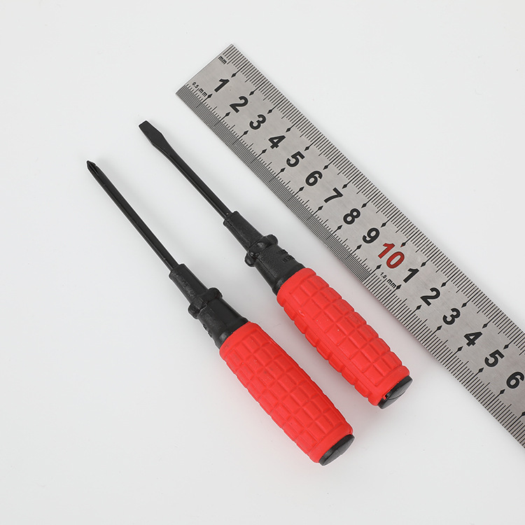 Screwdriver, cross-shaped, flat-head, hand grenade handle, strong magnetic screwdriver, plum blossom screwdriver, industrial screwdriver accessory tools Specification drawing