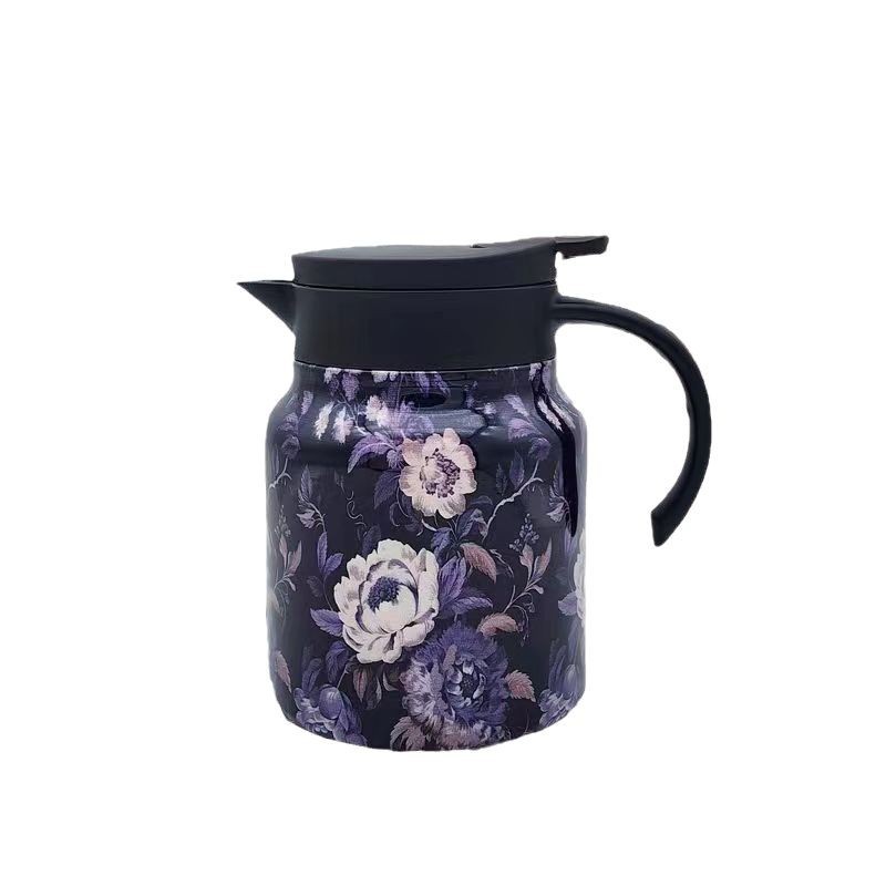 316 coffee pot, tea and water separation insulated pot, household water bottle, office insulated pot, simple and exquisitely patterned stewed pot Item Picture
