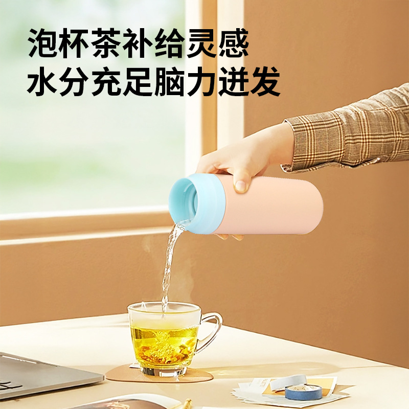 Insulated cups, straw cups, high appearance level water cups, 304 Japanese element cups, portable water cups for outdoor travel, source wholesale details Picture
