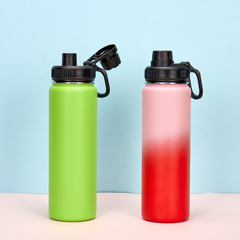 Wholesale of 304 vacuum double-layer stainless steel insulated cups, large-capacity outdoor sports water bottles and hand-held cups exclusively for cross-border supply Specification drawing
