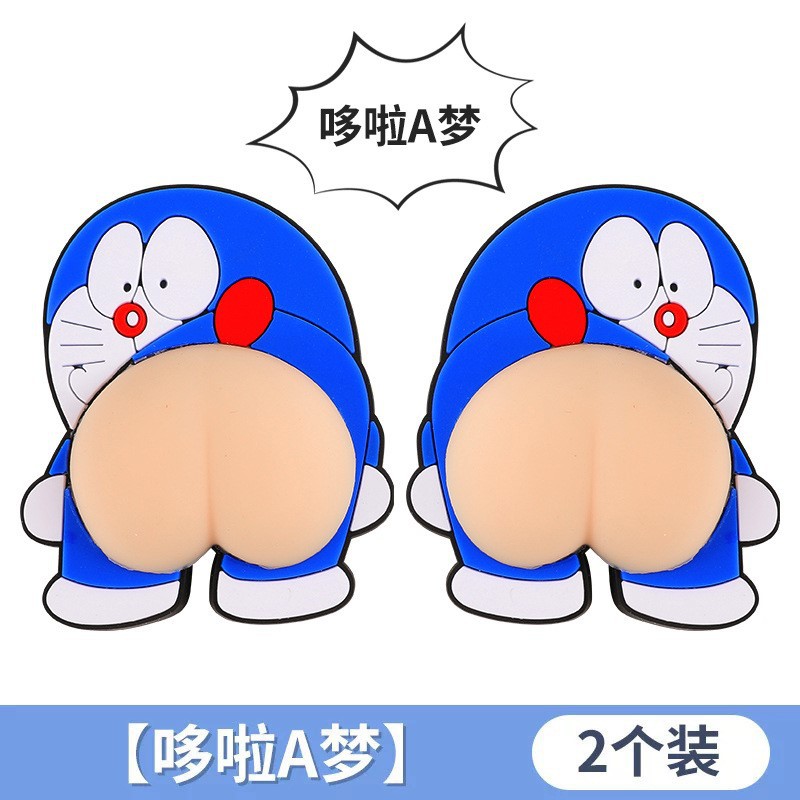 The anti-collision wall is pasted on the door, the Crayon Shin-chan bottom silicone door stop is a magic tool, the entrance handle, and the anti-collision buffer for the refrigerator wall Specification drawing
