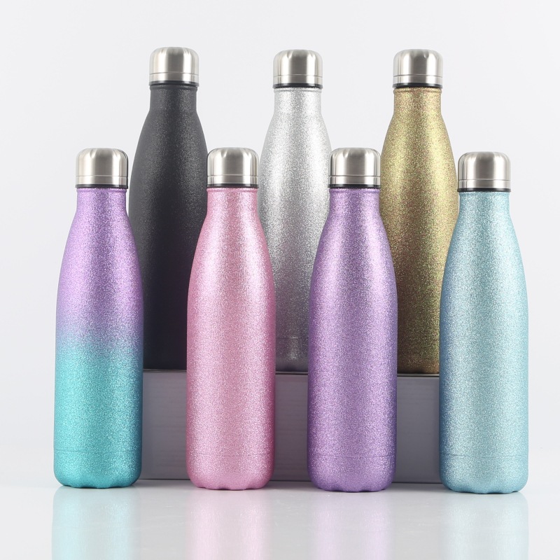 304 stainless steel sports water bottle, cross-border gift cup, wood grain cola bottle, insulated cup. Customization is supported and consignment is available details Picture