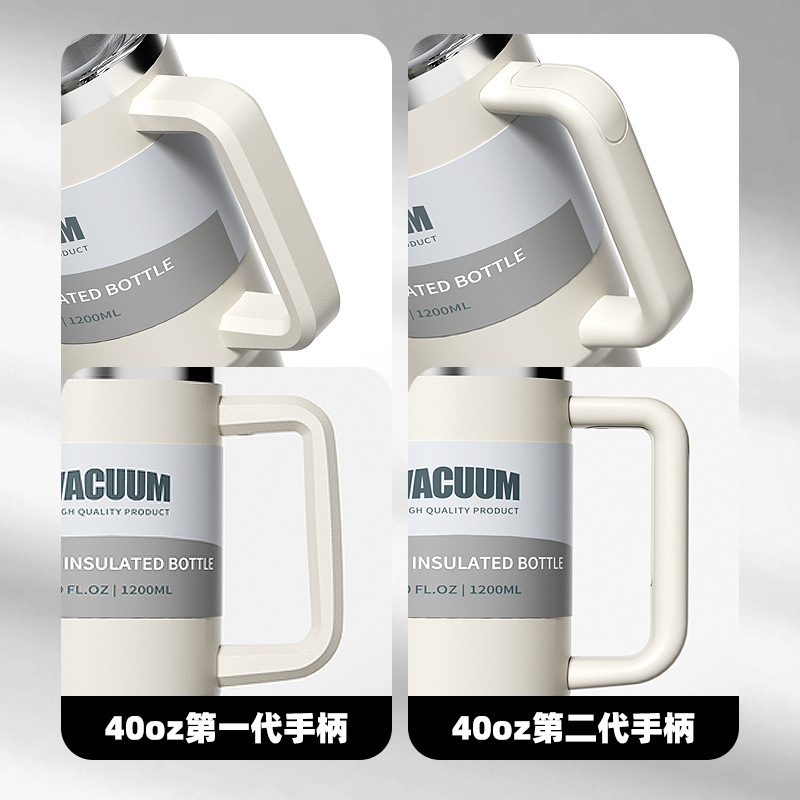 Cross-border dual-drink car cup, 304 stainless steel insulated and chilled coffee cup, large-capacity ice cup, 40oz car cup Application Scenario